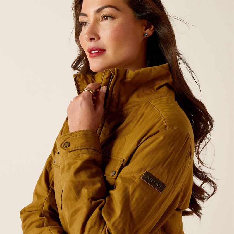 Pecan Ariat Rye Jacket | 16UGDBZNL