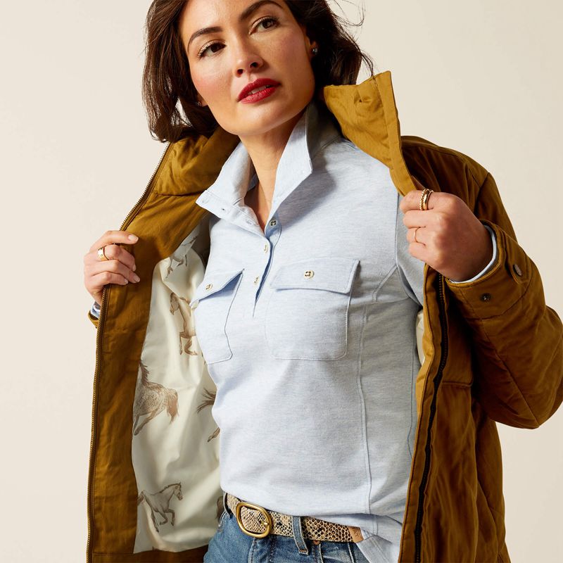 Pecan Ariat Rye Jacket | 16UGDBZNL