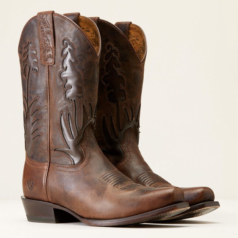 Pecan Brown Ariat High Stepper Sendero Western Boot | 29HXSOVEY