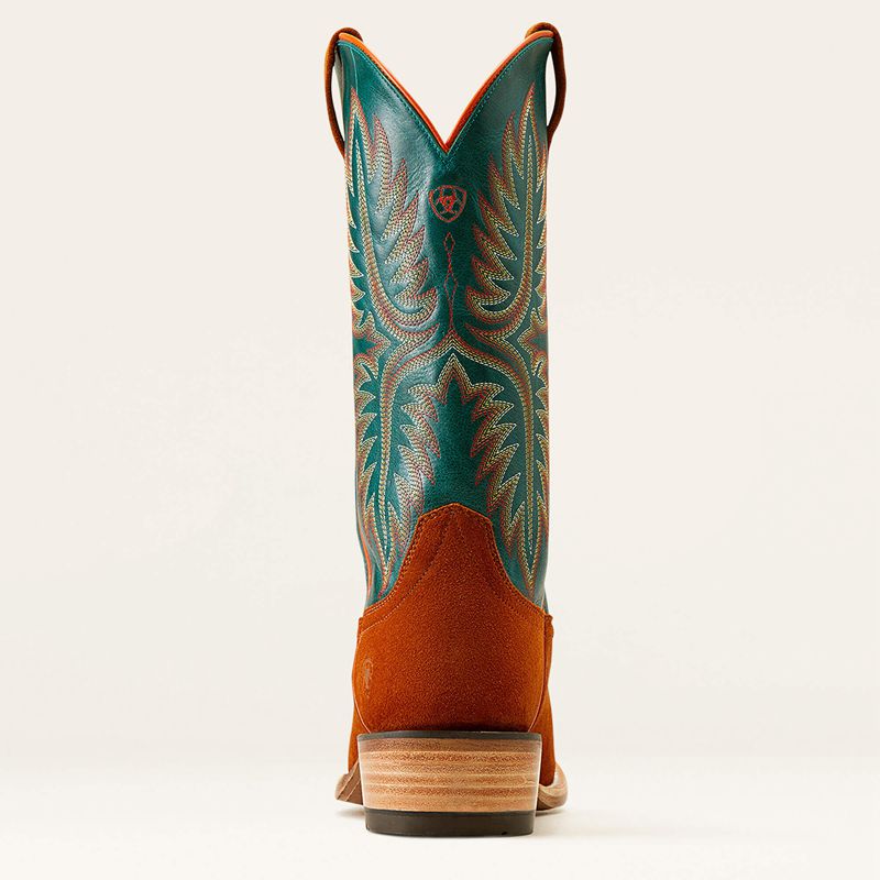 Penny Roughout/Ancient Turquoise Ariat Futurity Rider Cowboy Boot | 14UNSLHPE