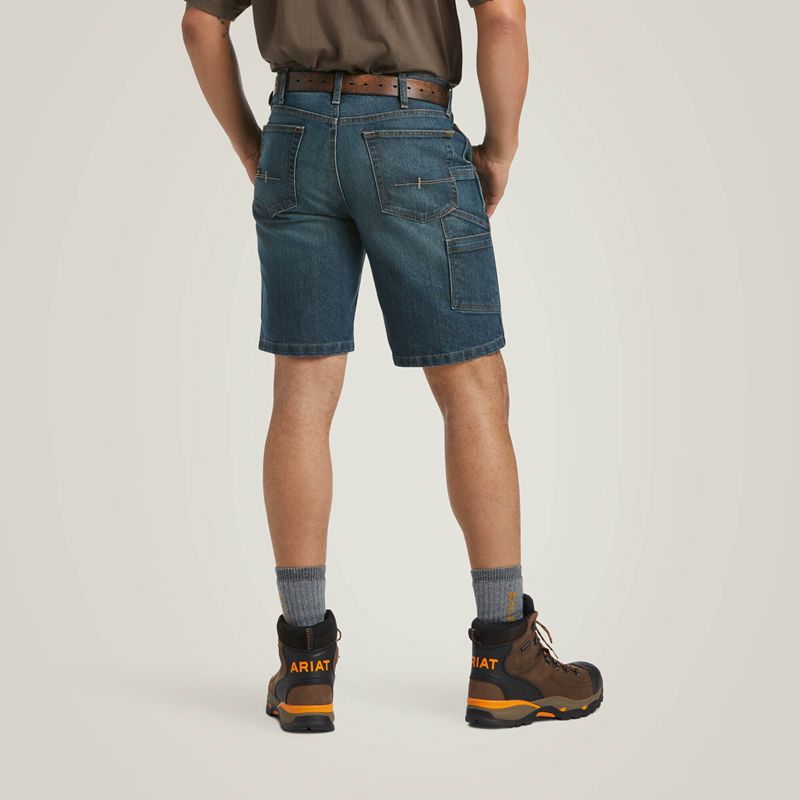 Phantom Ariat Rebar Durastretch Denim Utility Short | 32DYZRFHC