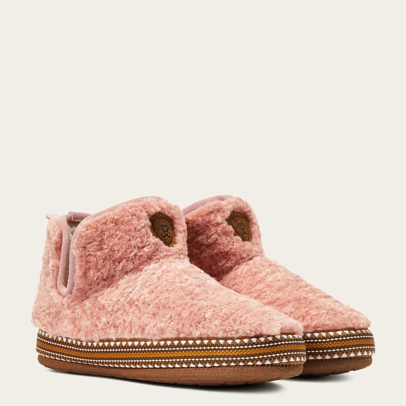 Pink Ariat Bootie Slipper | 52VLOMRNX