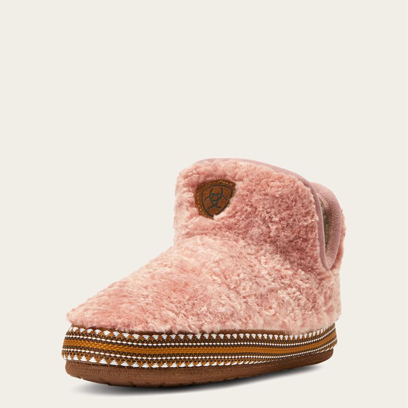 Pink Ariat Bootie Slipper | 52VLOMRNX