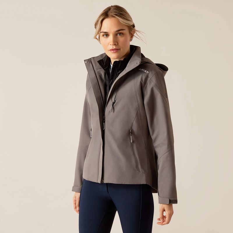 Plum Grey Ariat Coastal Jacket | 96PAKQUXM