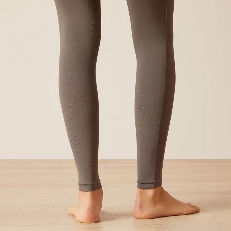 Plum Grey Ariat Eos Chic Half Grip Tight | 58SNMWFOH