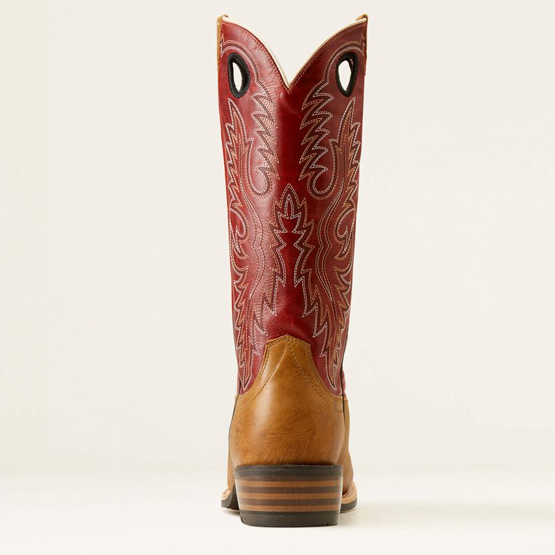 Polo Tan/Red Cedar Ariat Ringer Cowboy Boot | 39XWYVCTP