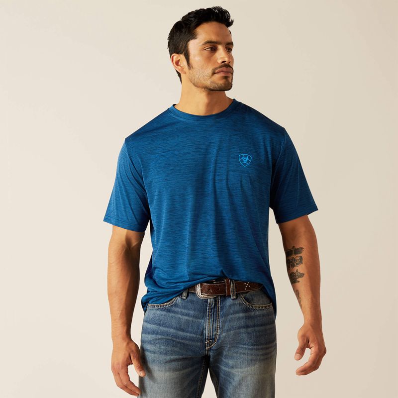 Poseidon Ariat Charger Sw Shield T-Shirt | 86YTCGXLE