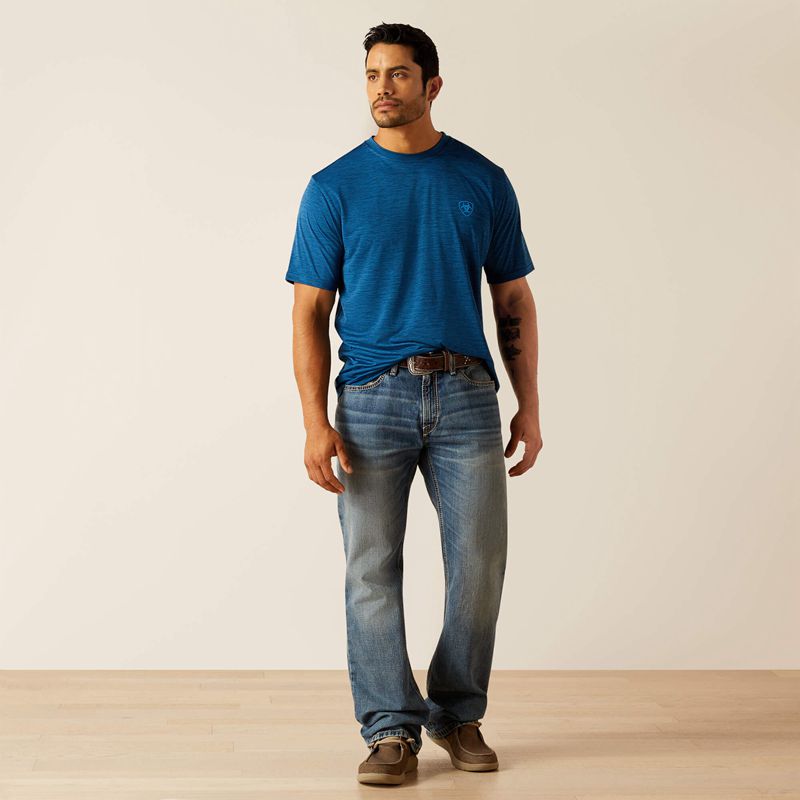 Poseidon Ariat Charger Sw Shield T-Shirt | 86YTCGXLE