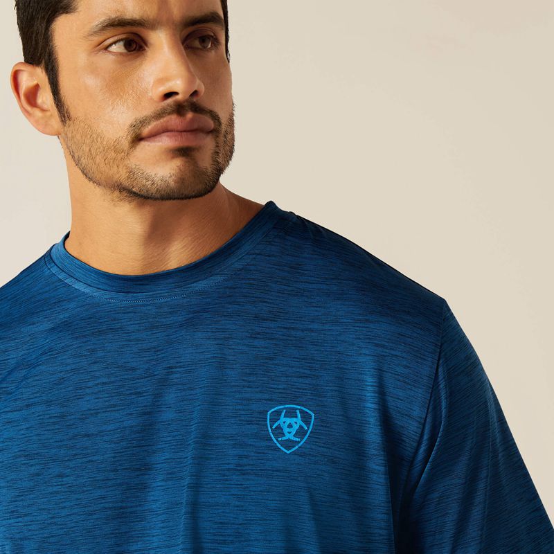 Poseidon Ariat Charger Sw Shield T-Shirt | 86YTCGXLE