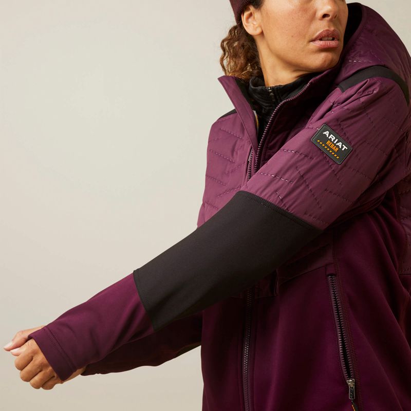 Potent Purple Ariat Rebar Cloud 9 Insulated Jacket | 80UCGVFTN