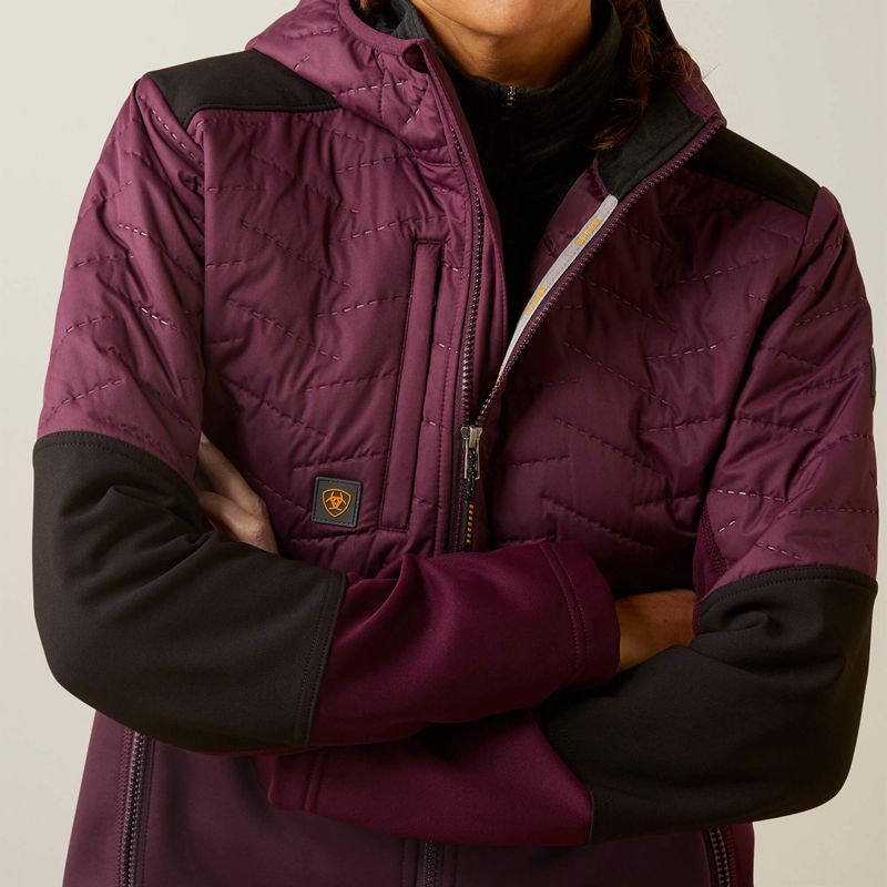 Potent Purple Ariat Rebar Cloud 9 Insulated Jacket | 80UCGVFTN