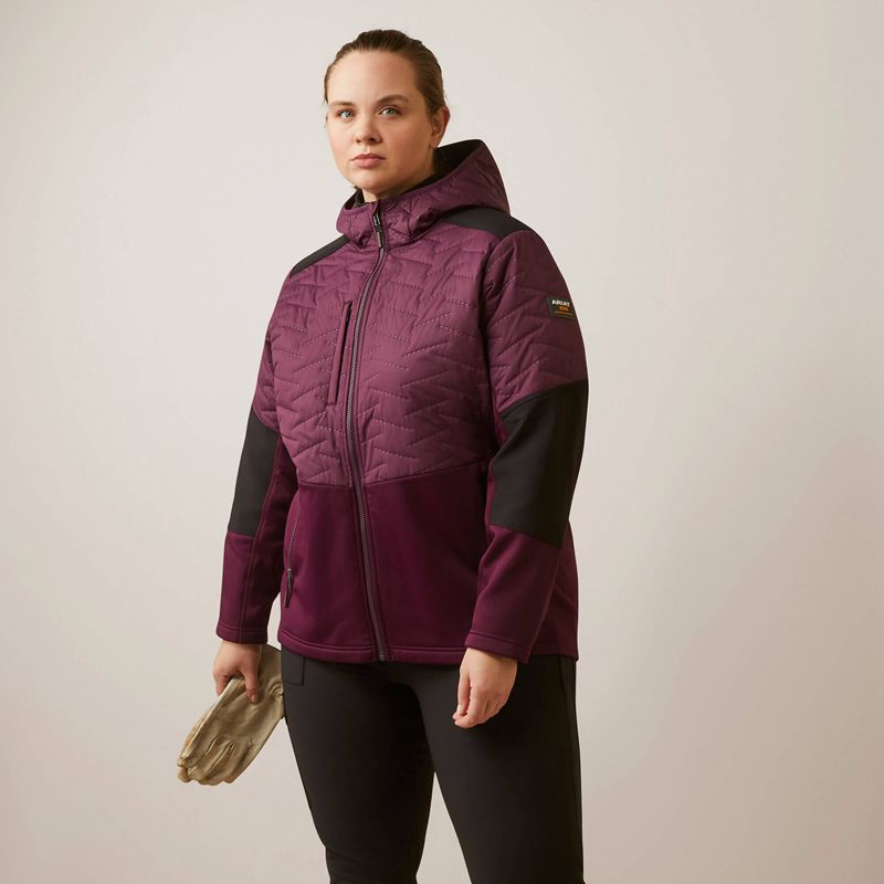 Potent Purple Ariat Rebar Cloud 9 Insulated Jacket | 80UCGVFTN