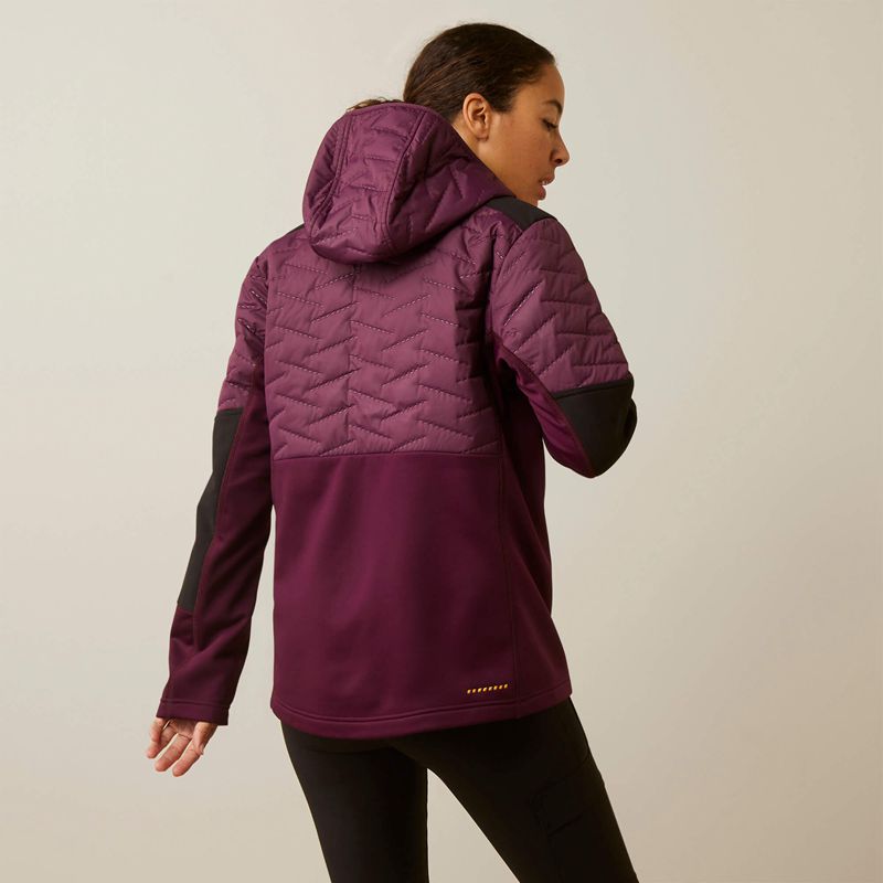 Potent Purple Ariat Rebar Cloud 9 Insulated Jacket | 80UCGVFTN