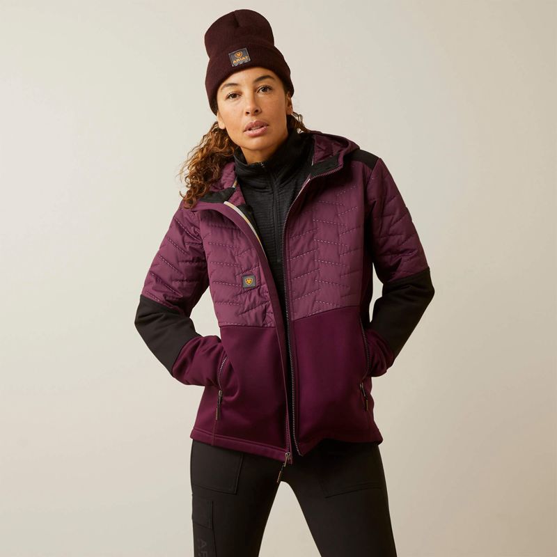 Potent Purple Ariat Rebar Cloud 9 Insulated Jacket | 80UCGVFTN