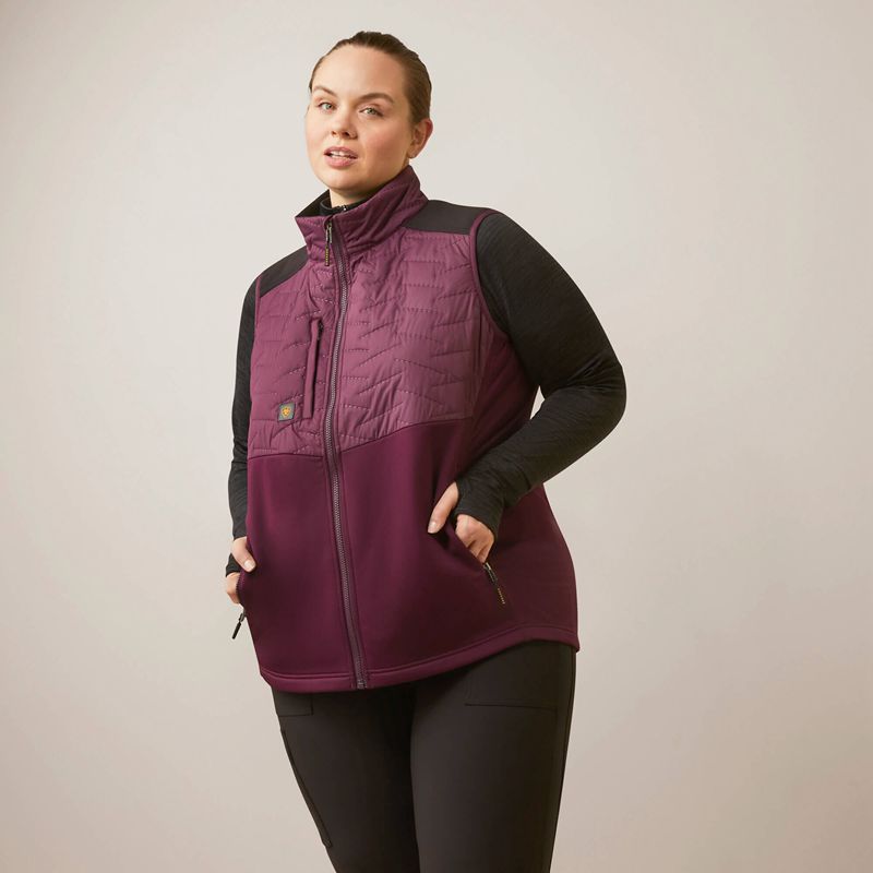 Potent Purple Ariat Rebar Cloud 9 Insulated Vest | 36ARDUPOL