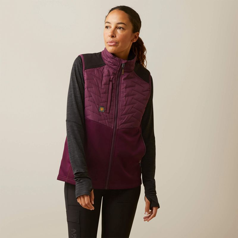 Potent Purple Ariat Rebar Cloud 9 Insulated Vest | 36ARDUPOL