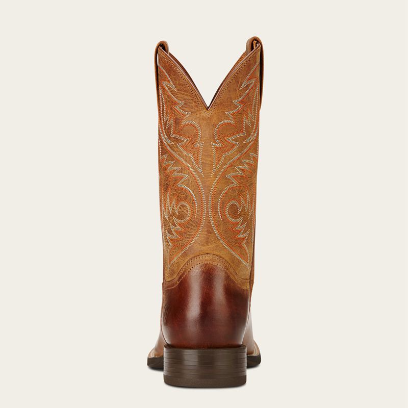 Powder Brown Ariat Sport Herdsman Cowboy Boot | 56TFCLBIP