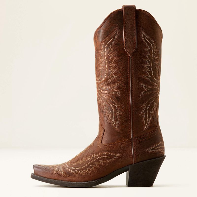 Rafter Tan Ariat Round Up Collins Western Boot | 12UXSRIPV