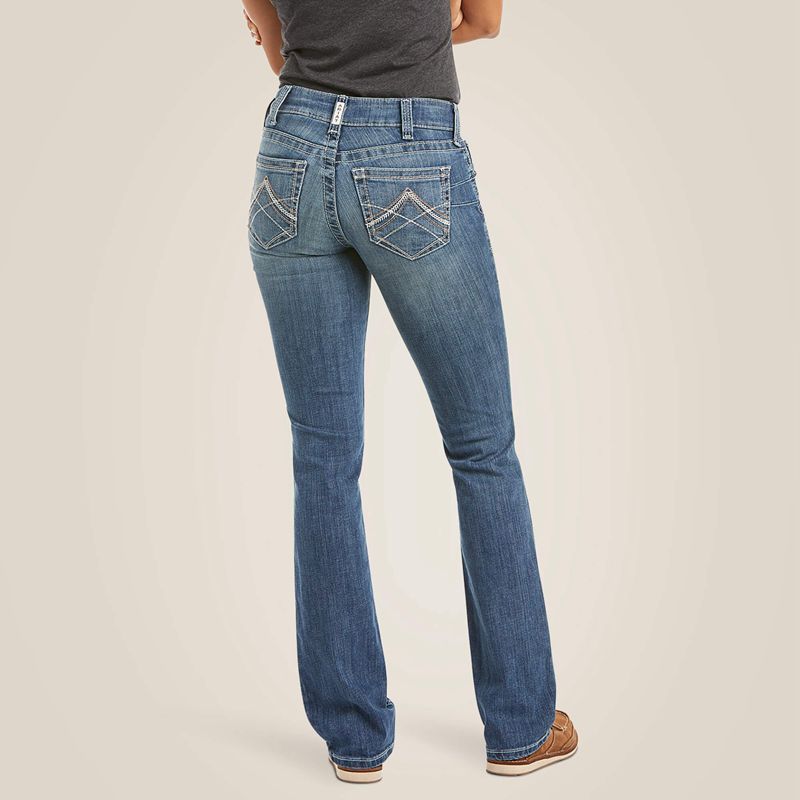 Rainstorm Ariat R.E.A.L. Straight Leg Jean | 12EUCRJWV