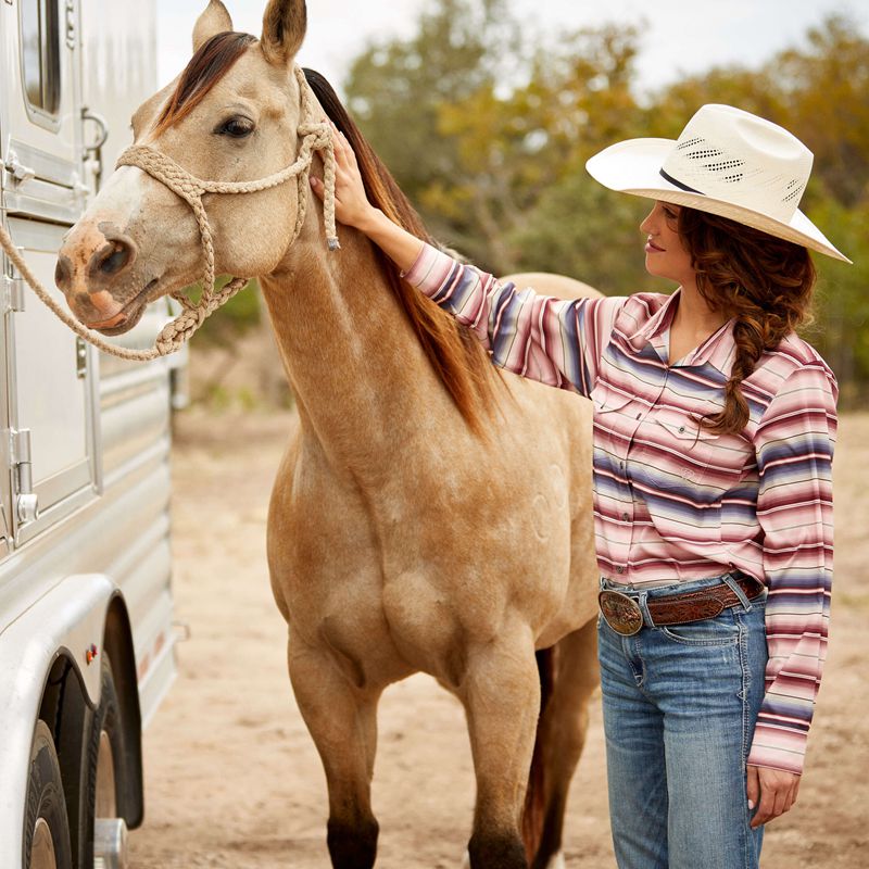 Reata Serape Ariat Western Venttek Stretch Shirt | 02XMPDWNL