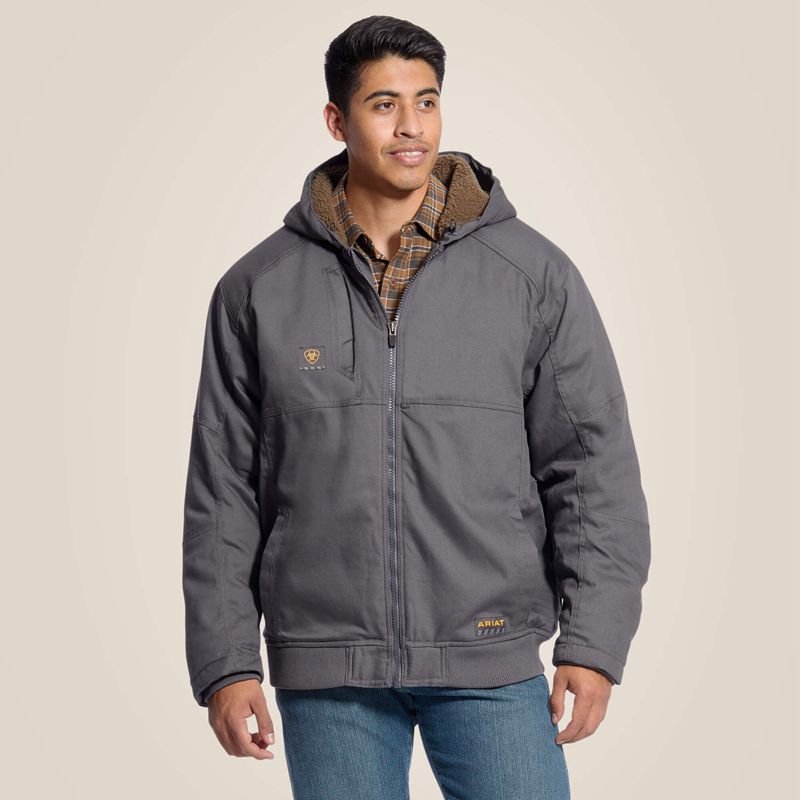 Rebar Grey Ariat Rebar Duracanvas Jacket | 19HJSYVCE