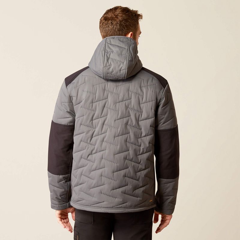 Rebar Grey Ariat Rebar Winter Cloud 9 Water Resistant Insulated Jacket | 80TIOMPSY