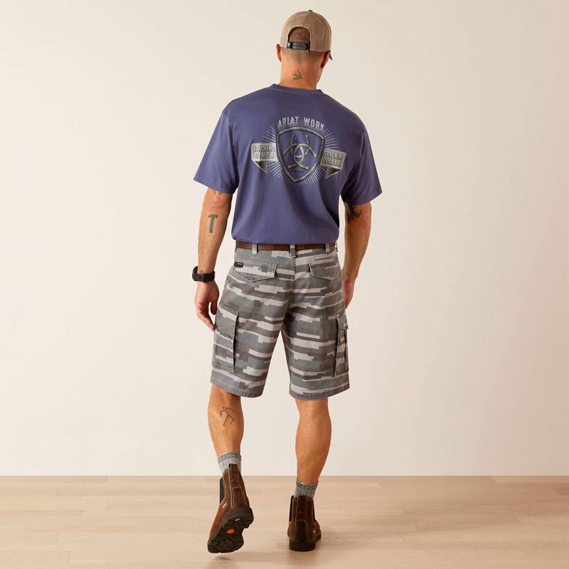 Rebar Grey Masonry Camo Ariat Rebar Durastretch Made Tough Cargo 11