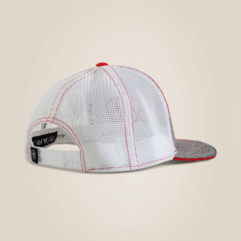 Red Ariat Offset Shield Logo Cap | 61QWPUSXF