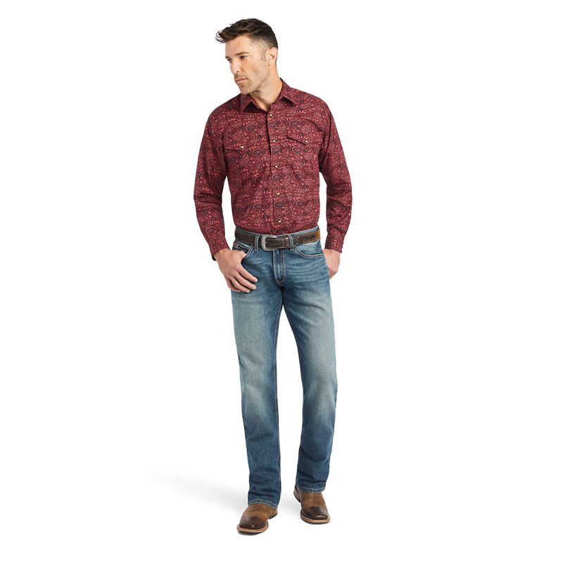 Red Heart Ariat Kinglsey Classic Fit Shirt | 87NZLMOYW