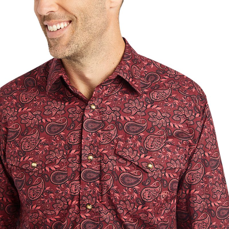 Red Heart Ariat Kinglsey Classic Fit Shirt | 87NZLMOYW