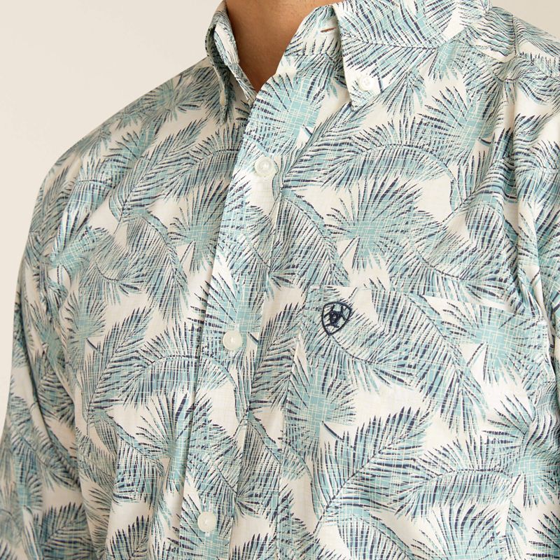 Reef Water Ariat Eamanuel Fitted Shirt | 17BMTJPHQ