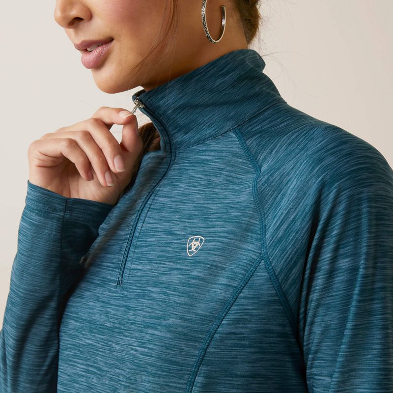 Reflecting Pond Ariat Laguna 1/4 Zip Top | 67SYGHBPI