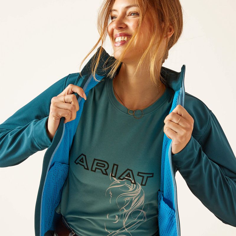 Reflecting Pond Ariat New Team Softshell Jacket | 92EYOWVMF