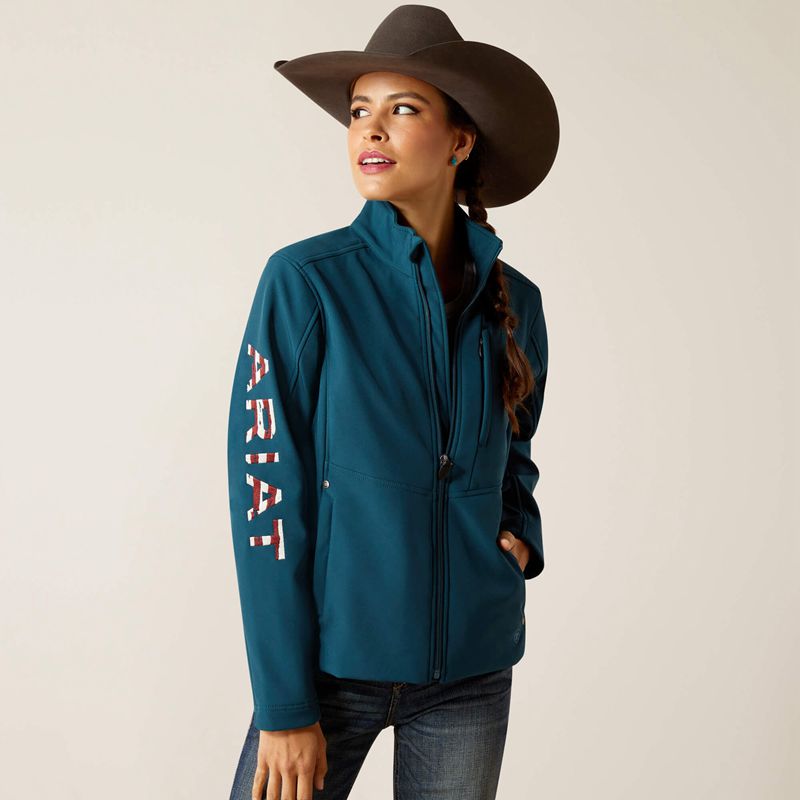 Reflecting Pond Ariat Team Patriot Softshell Jacket | 53LORYJTX