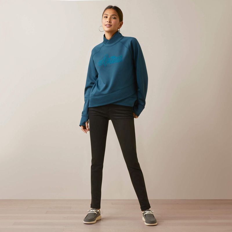 Reflecting Pond Ariat Tek Crossover Sweatshirt | 10UQIEAJX