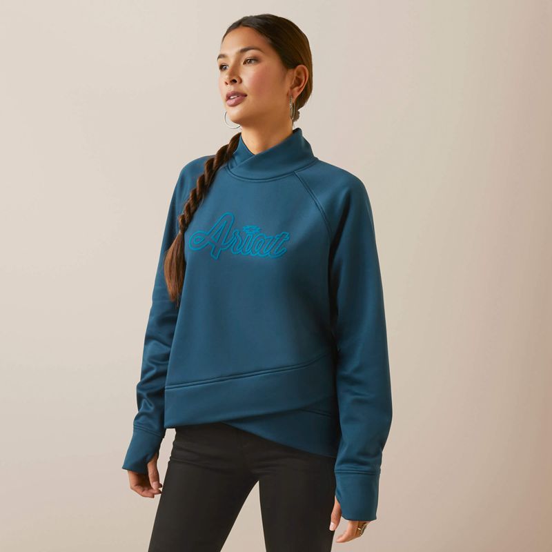 Reflecting Pond Ariat Tek Crossover Sweatshirt | 10UQIEAJX