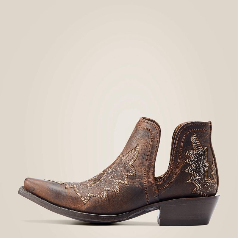 Rhino Tan Ariat Dixon Low Heel Western Boot | 23MDFJRVO