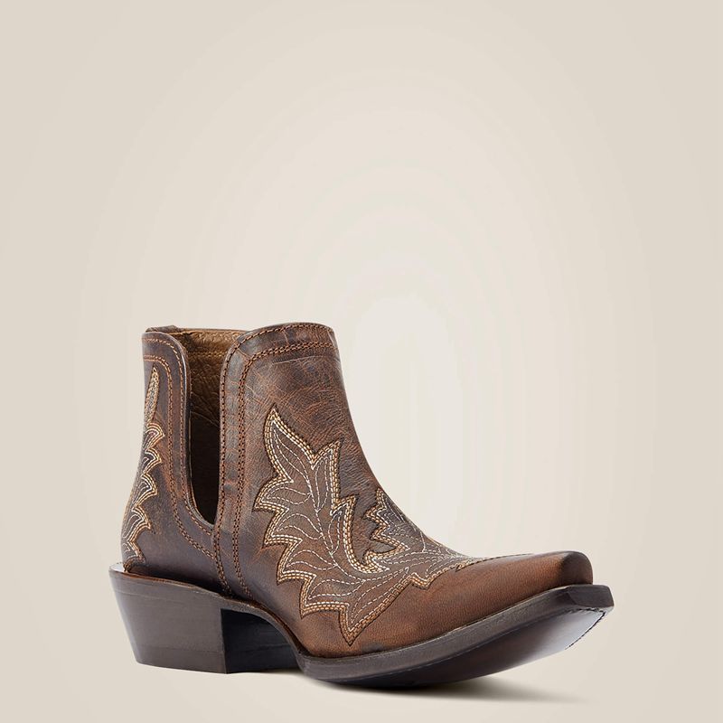 Rhino Tan Ariat Dixon Low Heel Western Boot | 23MDFJRVO