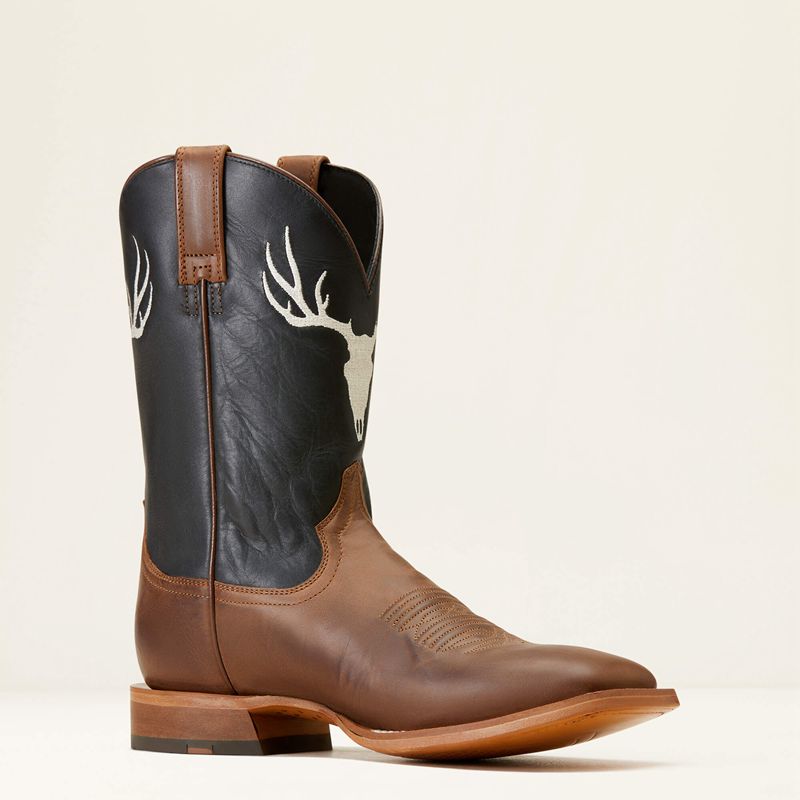 Rifle Brown Ariat Crosshair Cowboy Boot | 89XGBOIAN