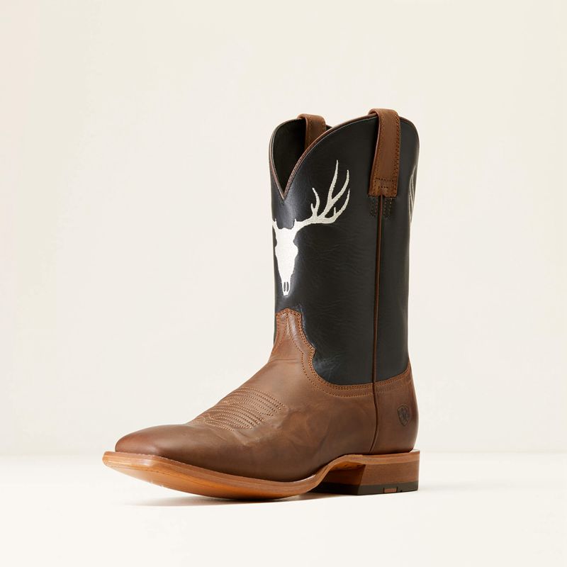 Rifle Brown Ariat Crosshair Cowboy Boot | 89XGBOIAN