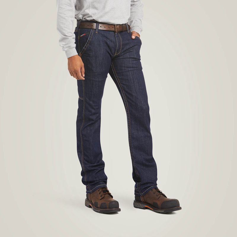 Rinse Ariat Fr M7 Slim Durastretch Workhorse Stackable Straight Leg Jean | 58GLUDNHB