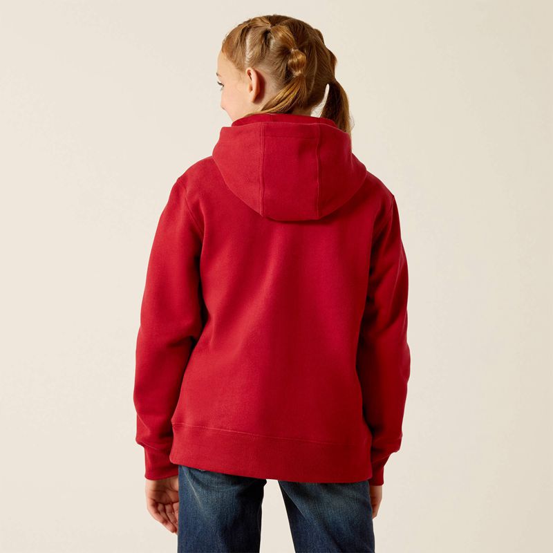 Rio Red Ariat Ranch Goods Hoodie | 89XNGBTMQ