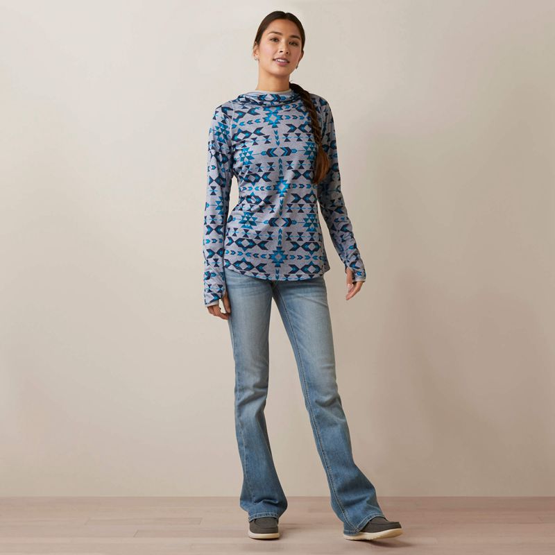 Riverton Print Ariat Laguna Hoodie | 74PMDFGEY