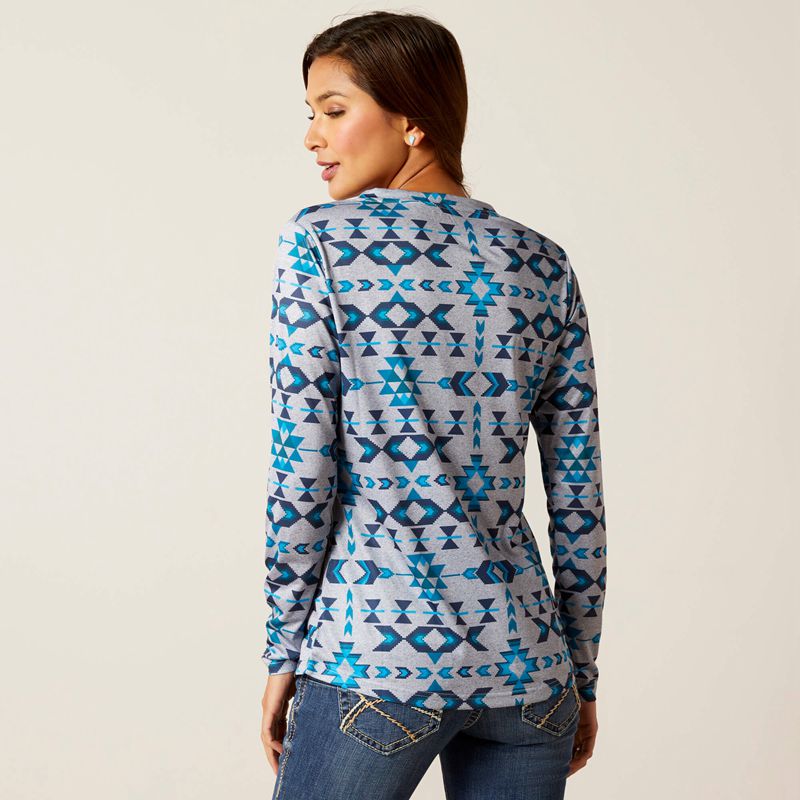 Riverton Print Ariat Laguna Top | 39RGBOZEH