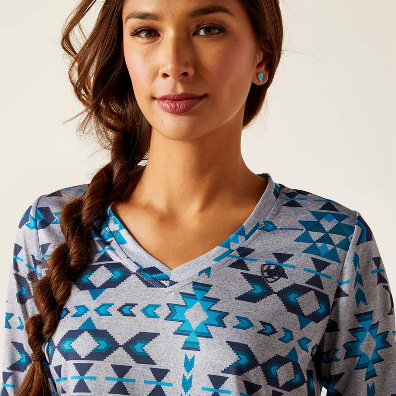 Riverton Print Ariat Laguna Top | 39RGBOZEH