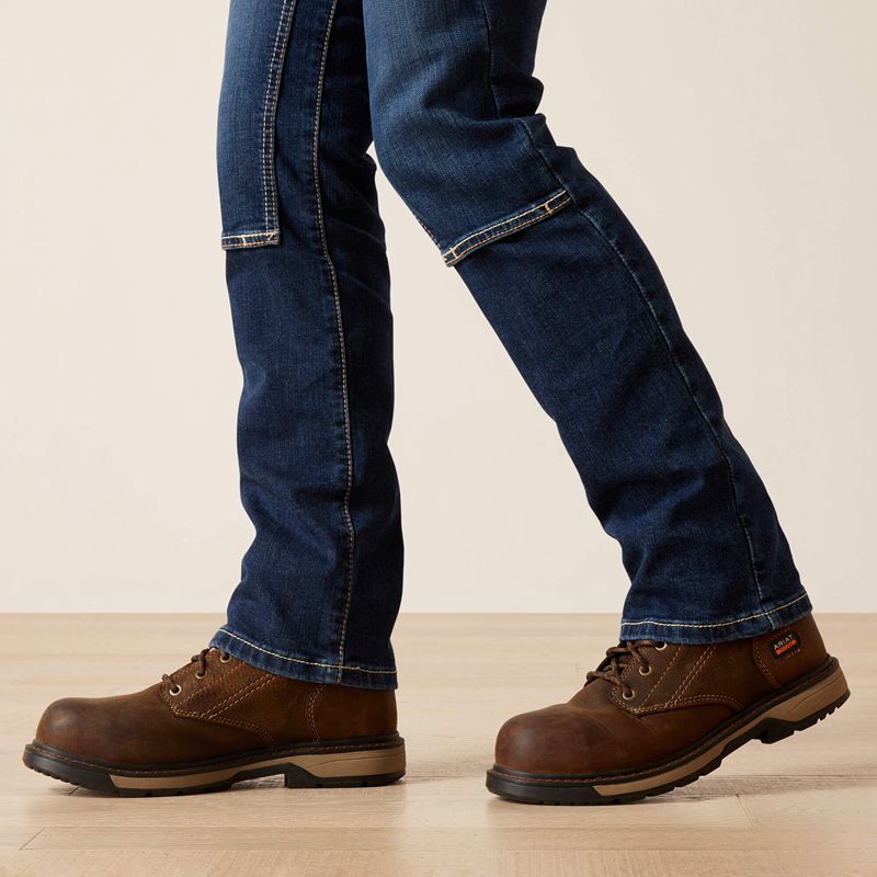 Riveter Ariat Rebar Durastretch Riveter Double Front Straight Jean | 62LIPKGCW