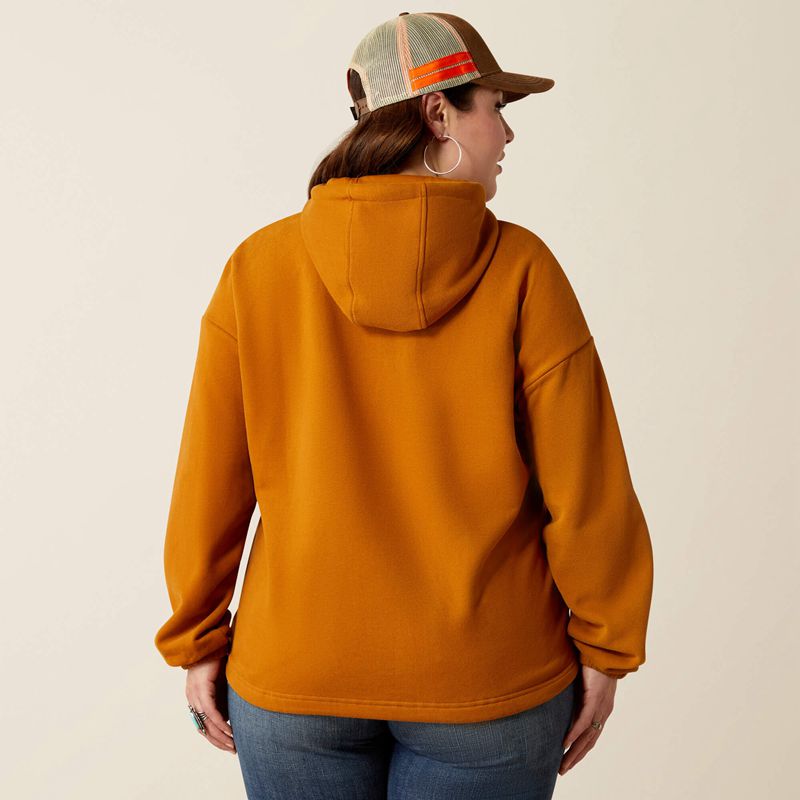 Roasted Pecan Ariat Essential Hoodie | 03BGKCHLJ