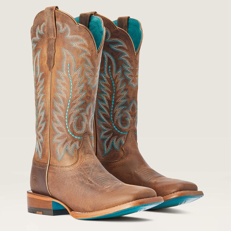 Rodeo Tan Ariat Frontier Tilly Western Boot | 15EASHVJB