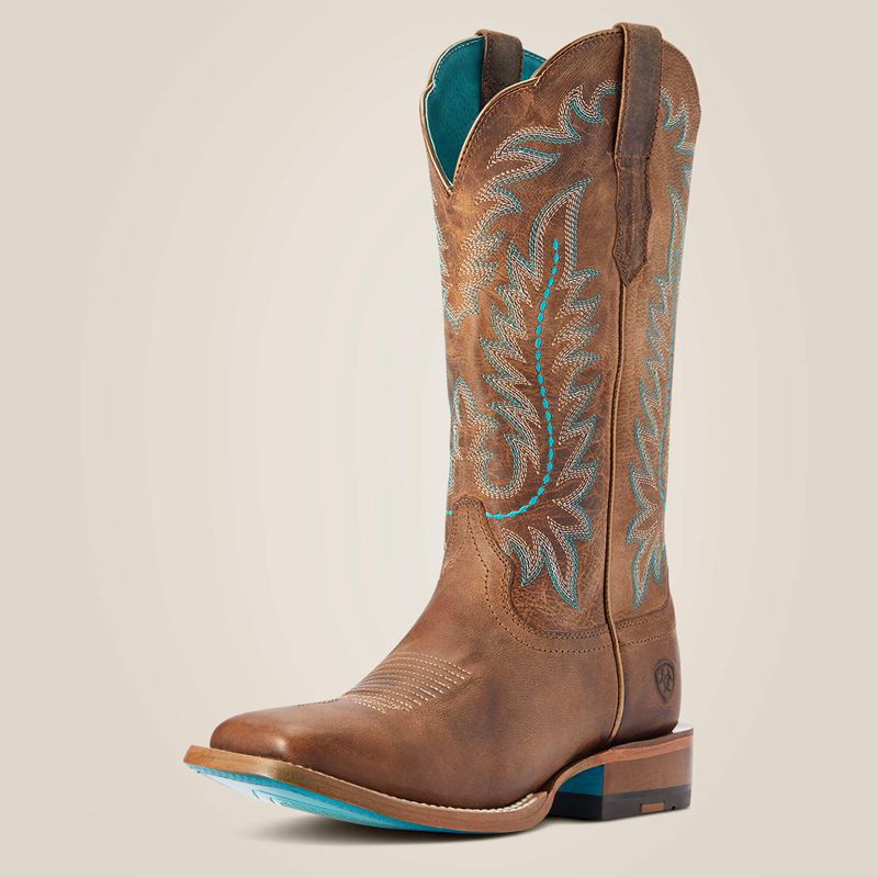 Rodeo Tan Ariat Frontier Tilly Western Boot | 15EASHVJB