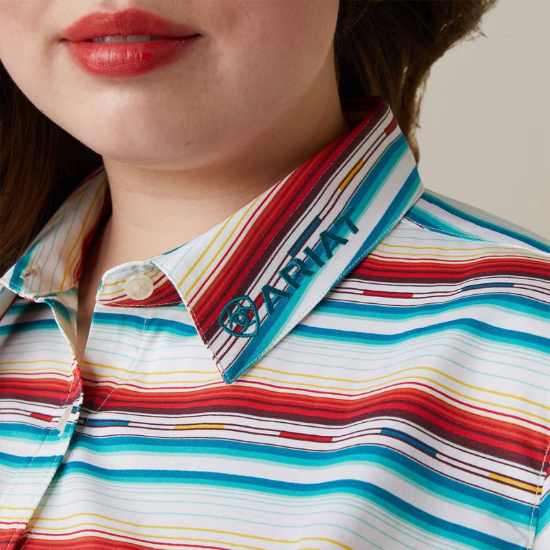 Rosa Serape Ariat Team Kirby Stretch Shirt | 64PRDLHXJ